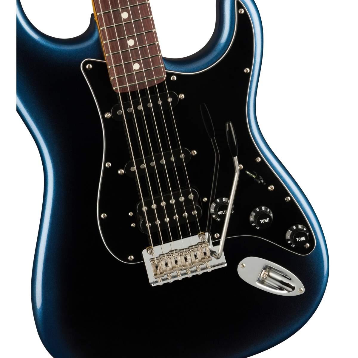 Fender stratocaster american professional ii hss rw dark night chitarra elettrica