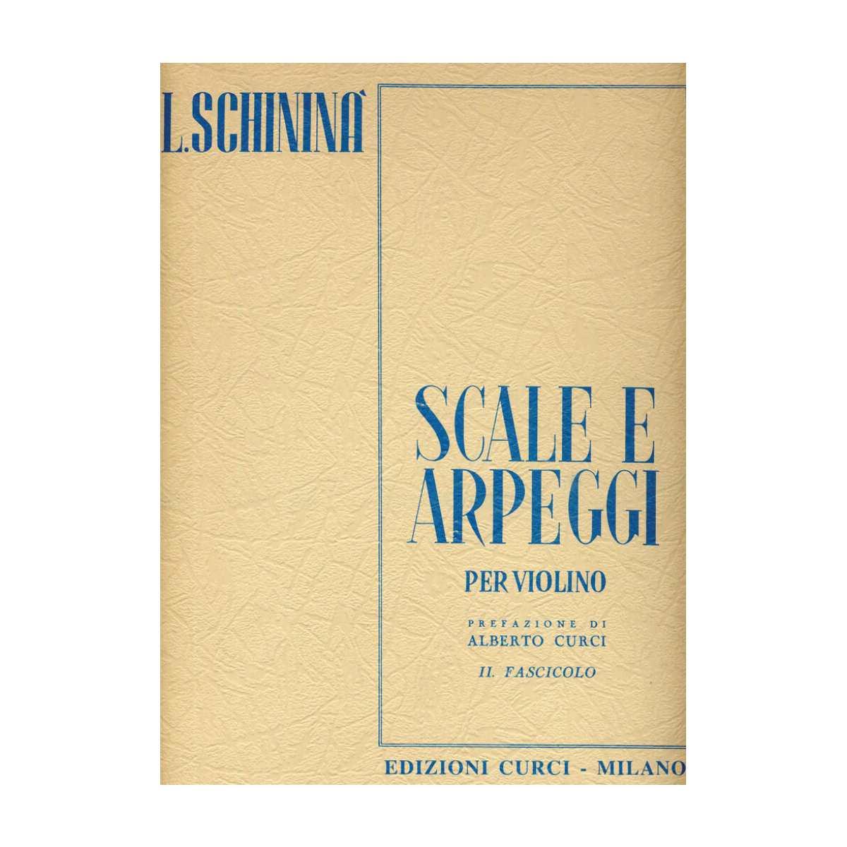 Scale e arpeggi per violino vol.2 schinina