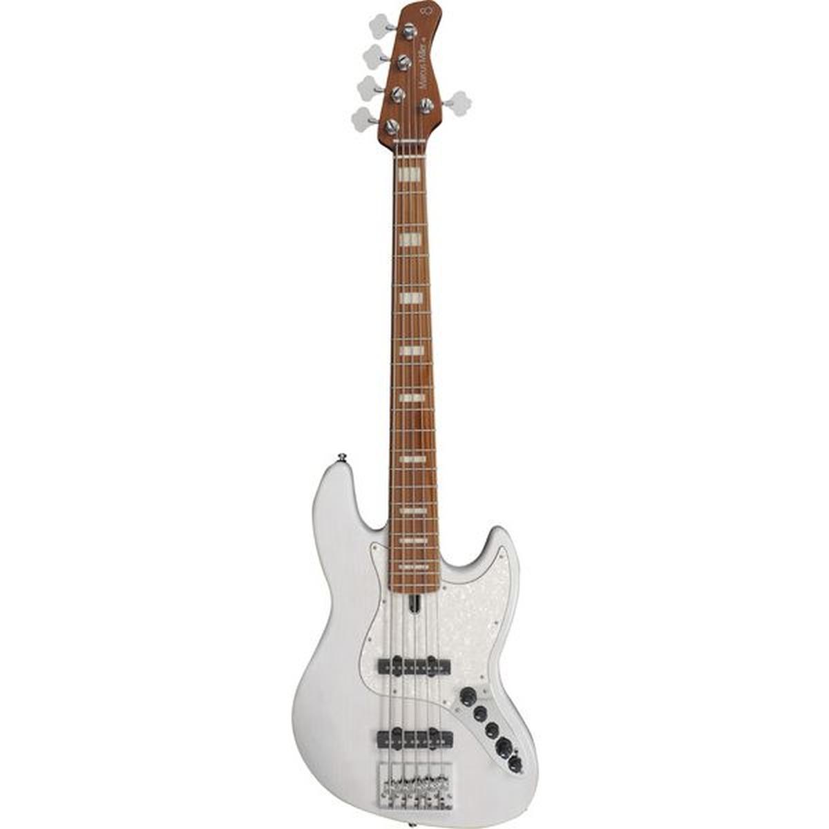 Marcus miller v8 white blonde basso elettrico 5 corde
