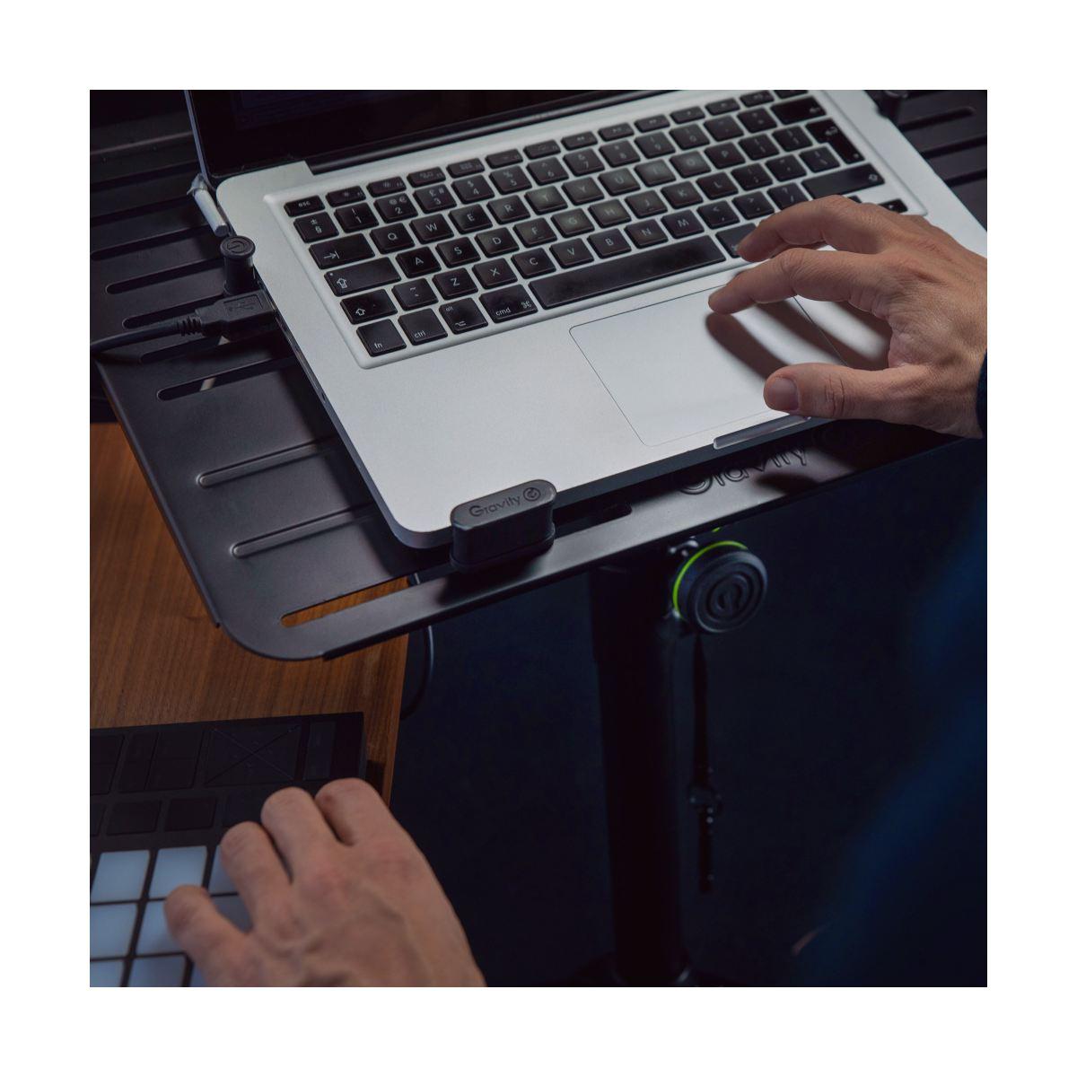 GRAVITY LTS T 01 - Supporto per Laptop con Perni di Ritegno Regolabili