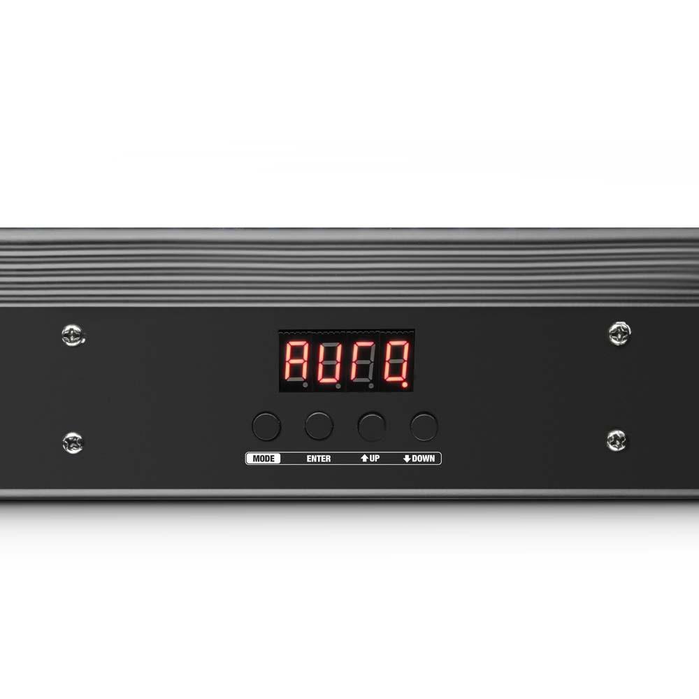 CAMEO UV BAR 200 IR - Barra a 12 LED UV da 3 W in alloggiamento nero LED con telecomando IR