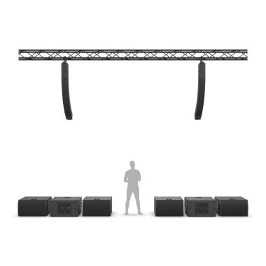 LD SYSTEMS LDMAILAXL - Sistema Line Array compatto, 17,5 kW