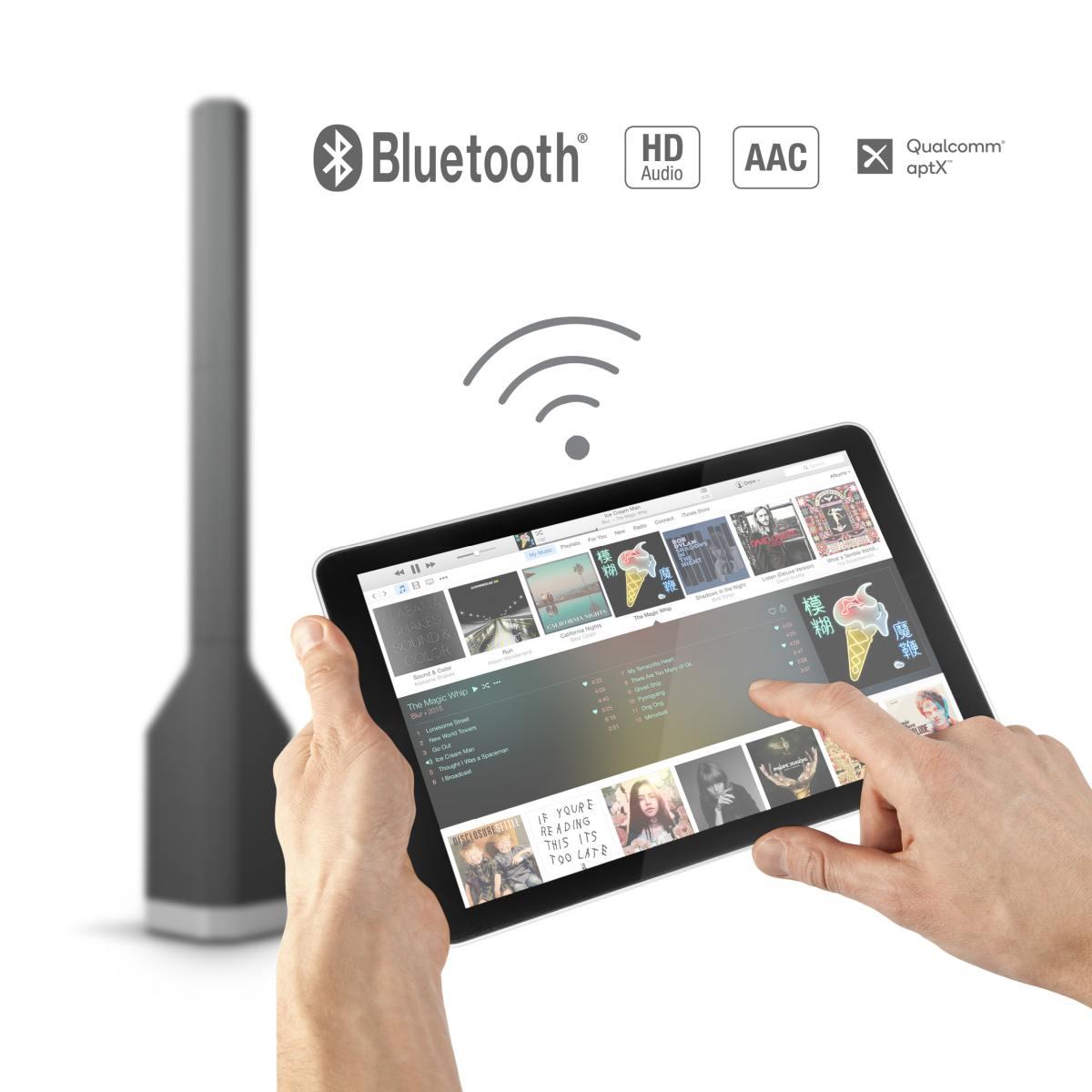 LD SYSTEMS MAUI P900 G - Sistema PA a colonna con alimentazione di Porsche Design Studio in Platinum Grey