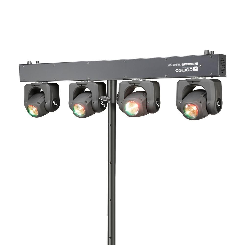 Cameo hydrabeam 4000 rgbw - sistema di illuminazione 4 teste mobili ultraveloci quad led rgbw 32w