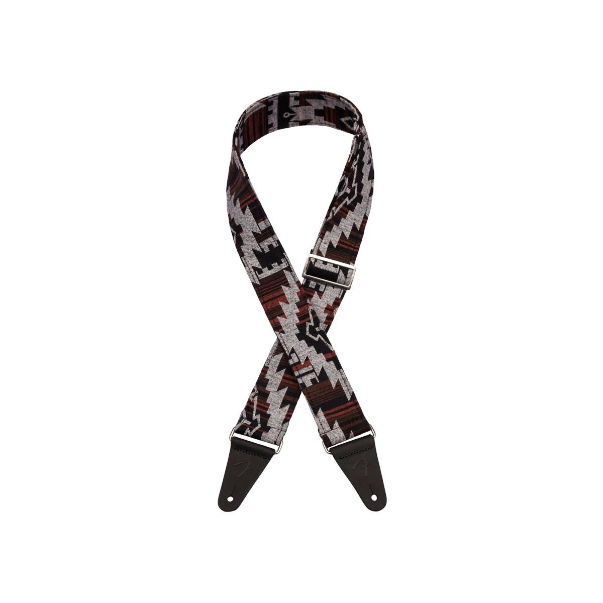 Fender zion black aztec tracolla per chitarra