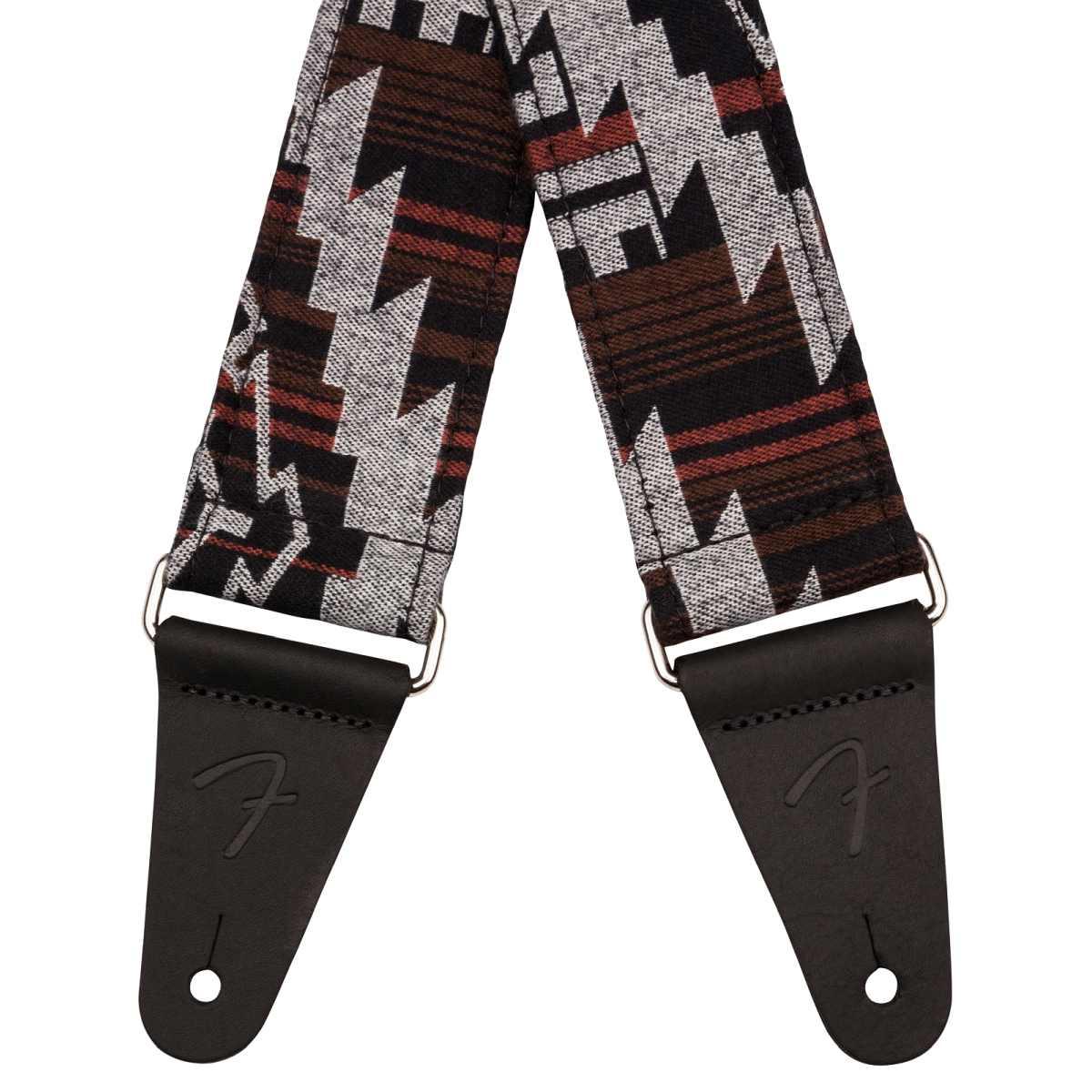 Fender zion black aztec tracolla per chitarra