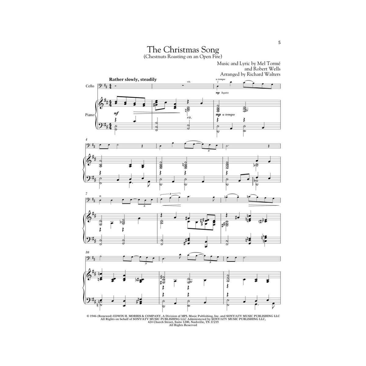 Christmas songs for classical players ( per violoncello e pianoforte)