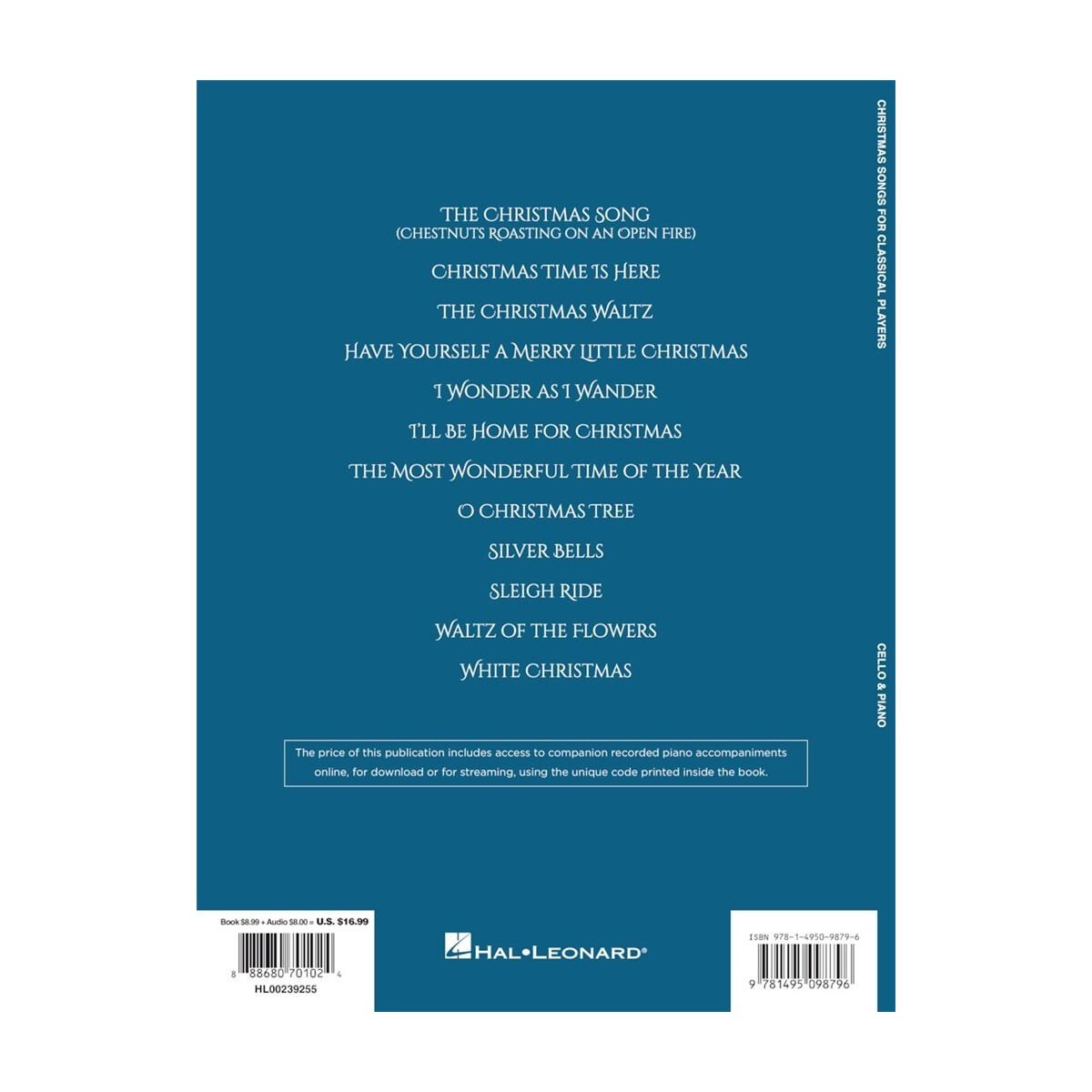 Christmas songs for classical players ( per violoncello e pianoforte)