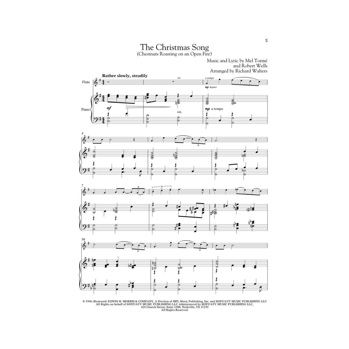 Christmas songs for classical players ( per flauto e pianoforte)