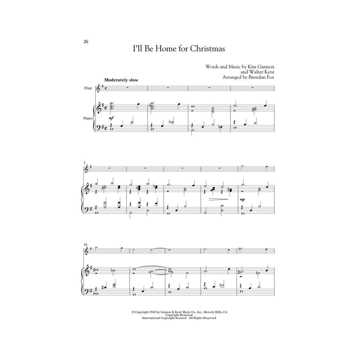 Christmas songs for classical players ( per flauto e pianoforte)