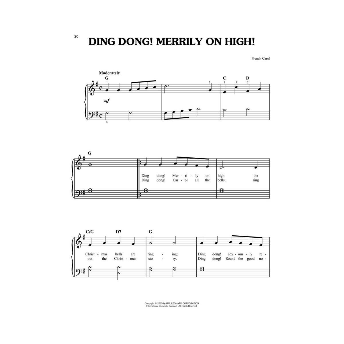 FIRST 50 CHRISTMAS CAROLS ( per pianoforte e tastiera)