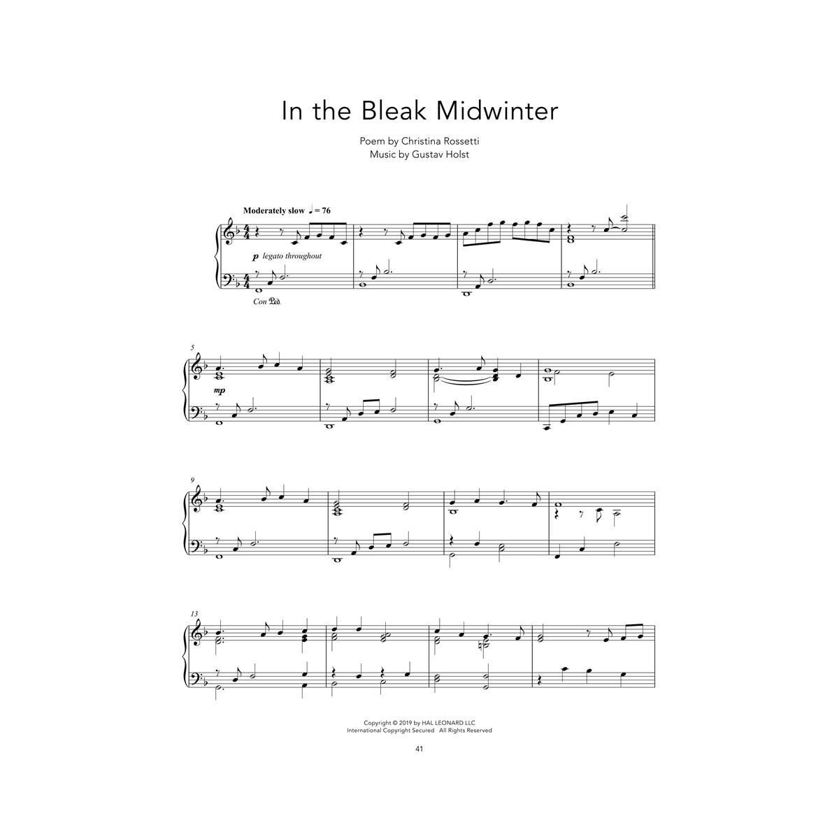 Peaceful christmas piano solos