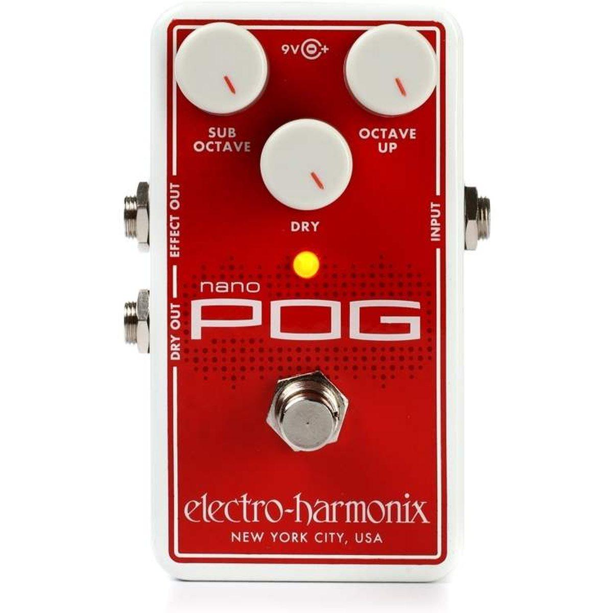 Electro harmonix nano pog effetto octaver polifonico a pedale