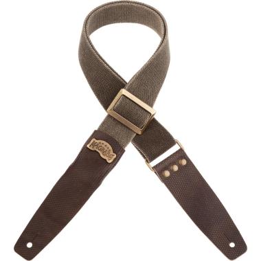 MAGRABO' TRACOLLA SC COTTON WASHED VERDE OLIVA FIBBIA RECTA OTTONE 5cm