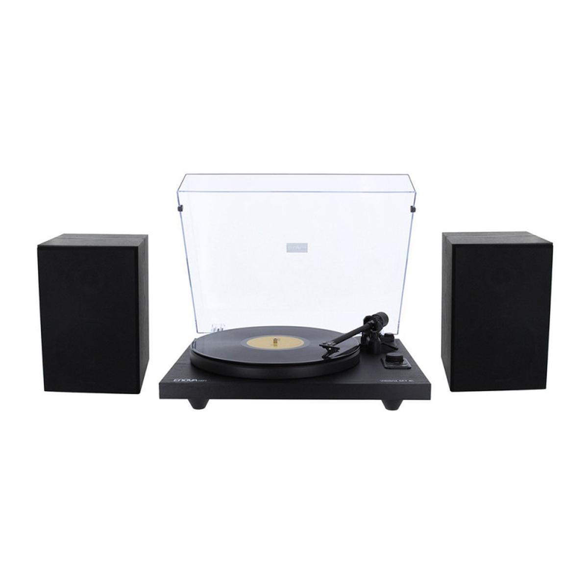 ENOVA HIFI VISION2 BK Set GIRADISCHI + casse usb/bluetooth con puntina ortofon OM5E