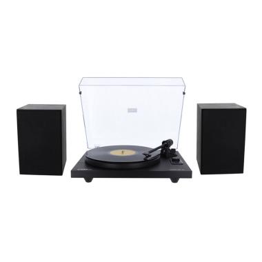 ENOVA HIFI VISION2 BK Set GIRADISCHI + casse usb/bluetooth con puntina ortofon OM5E