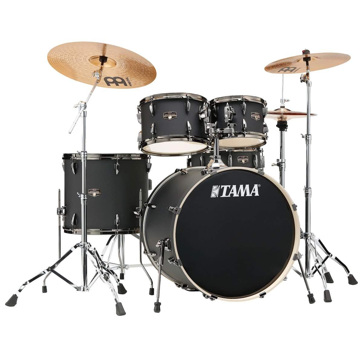 TAMA IP52H6WBN-BOB Imperialstar 5-pezzi completa cassa 22" Blacked Out Black