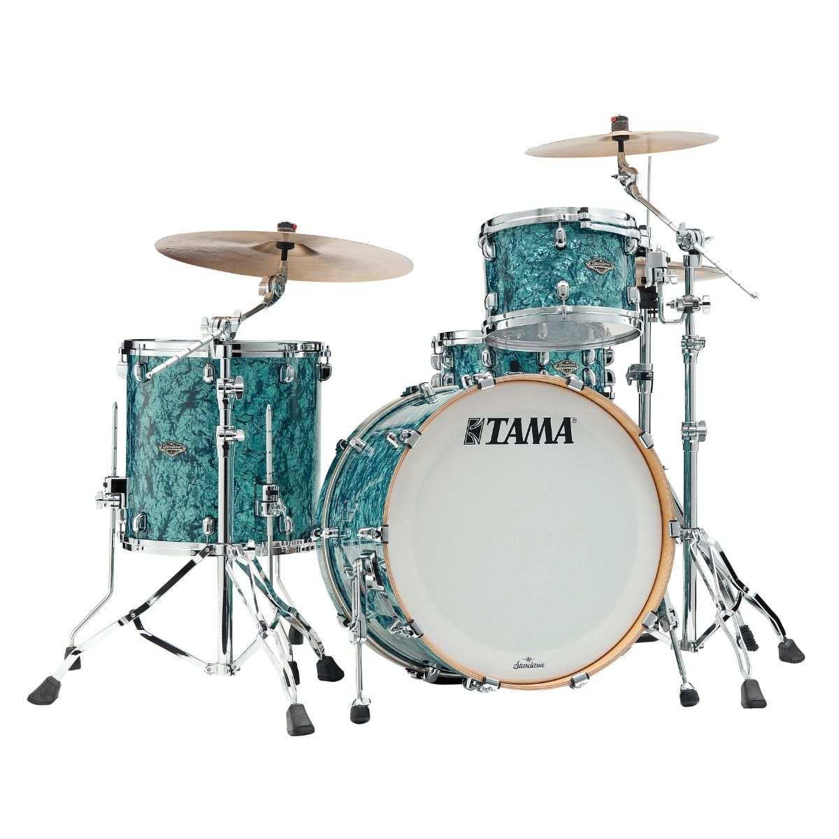 TAMA WBR32RZS-TQP Starclassic Walnut/Birch 3-pezzi shell pack cassa 22 Turquoise Pearl