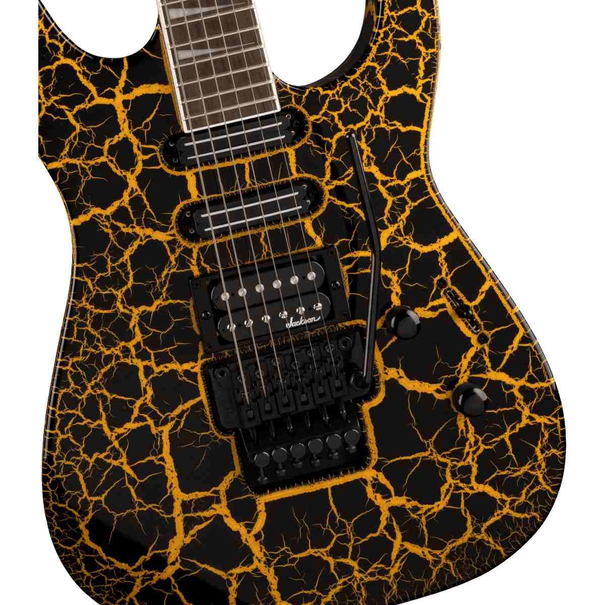 Jackson x series soloist sl3x dx  yellow crackle chitarra elettrica