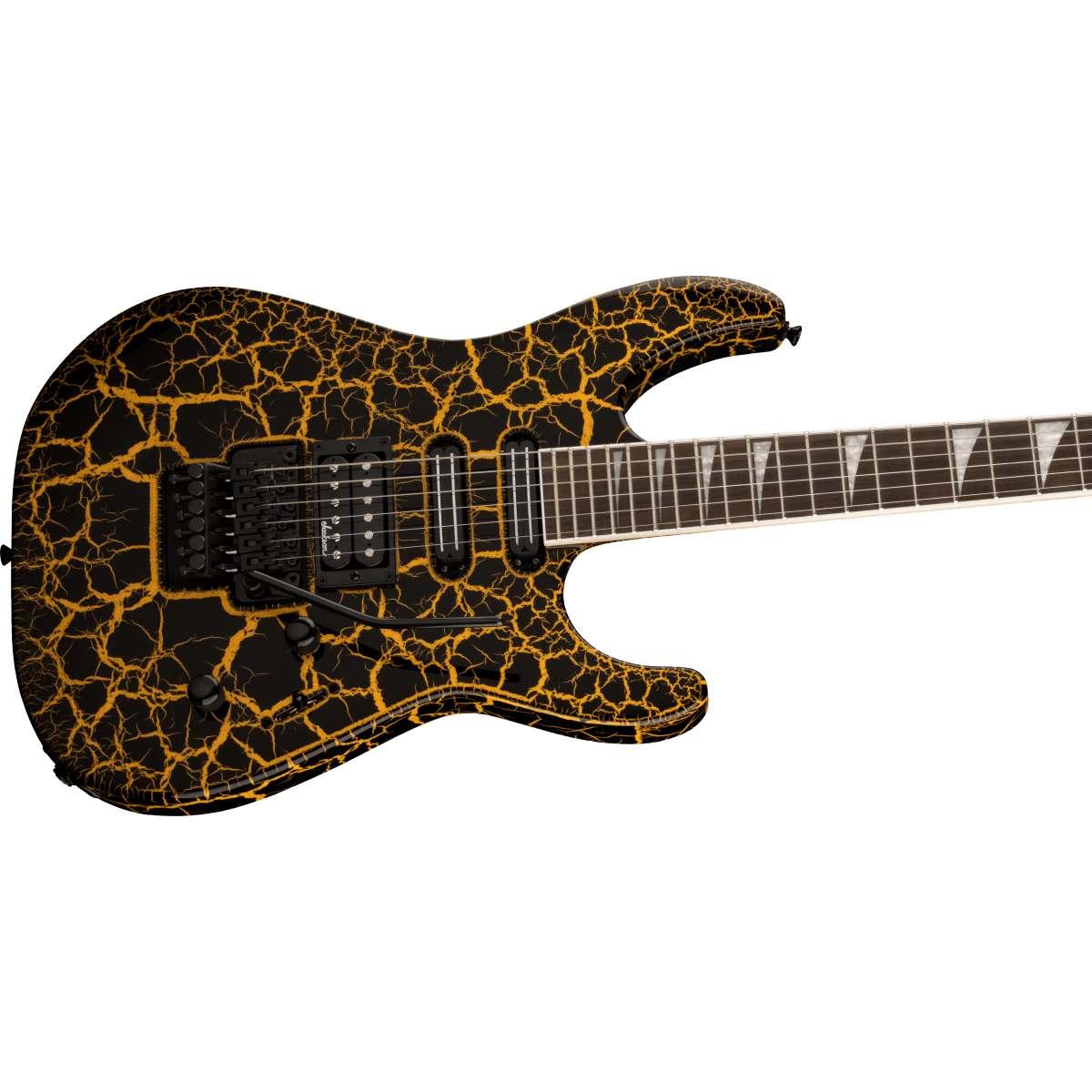 Jackson x series soloist sl3x dx  yellow crackle chitarra elettrica