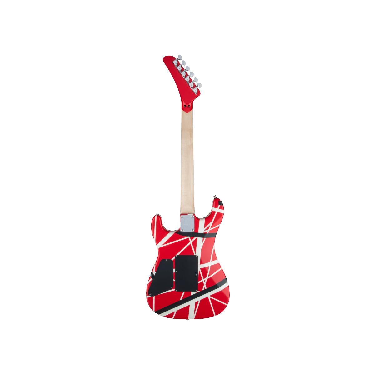 EVH STRIPED SERIES 5150 Red, Black AND White STRIPES CHITARRA ELETTRICA