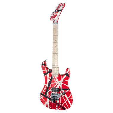 EVH STRIPED SERIES 5150 Red, Black AND White STRIPES CHITARRA ELETTRICA