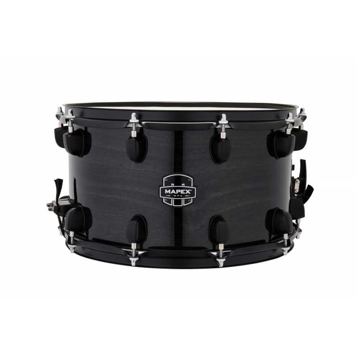 Mapex mpnmp4800bmb snare drum mpx 14x8 transparent midnight black