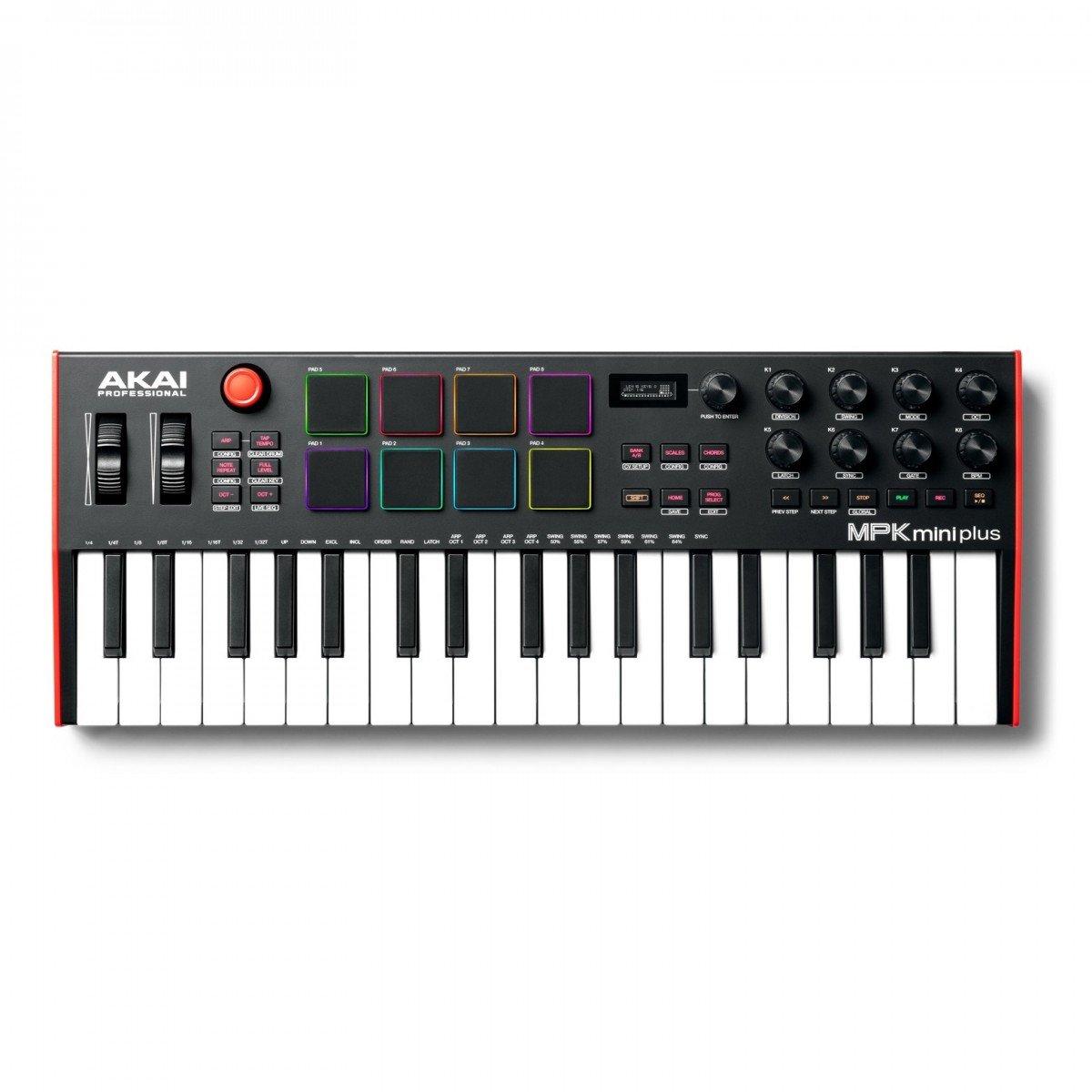 AKAI PROFESSIONAL MPK mini Plus Tastiera MIDI USB 37 Tasti con Sequencer e CV/Gate