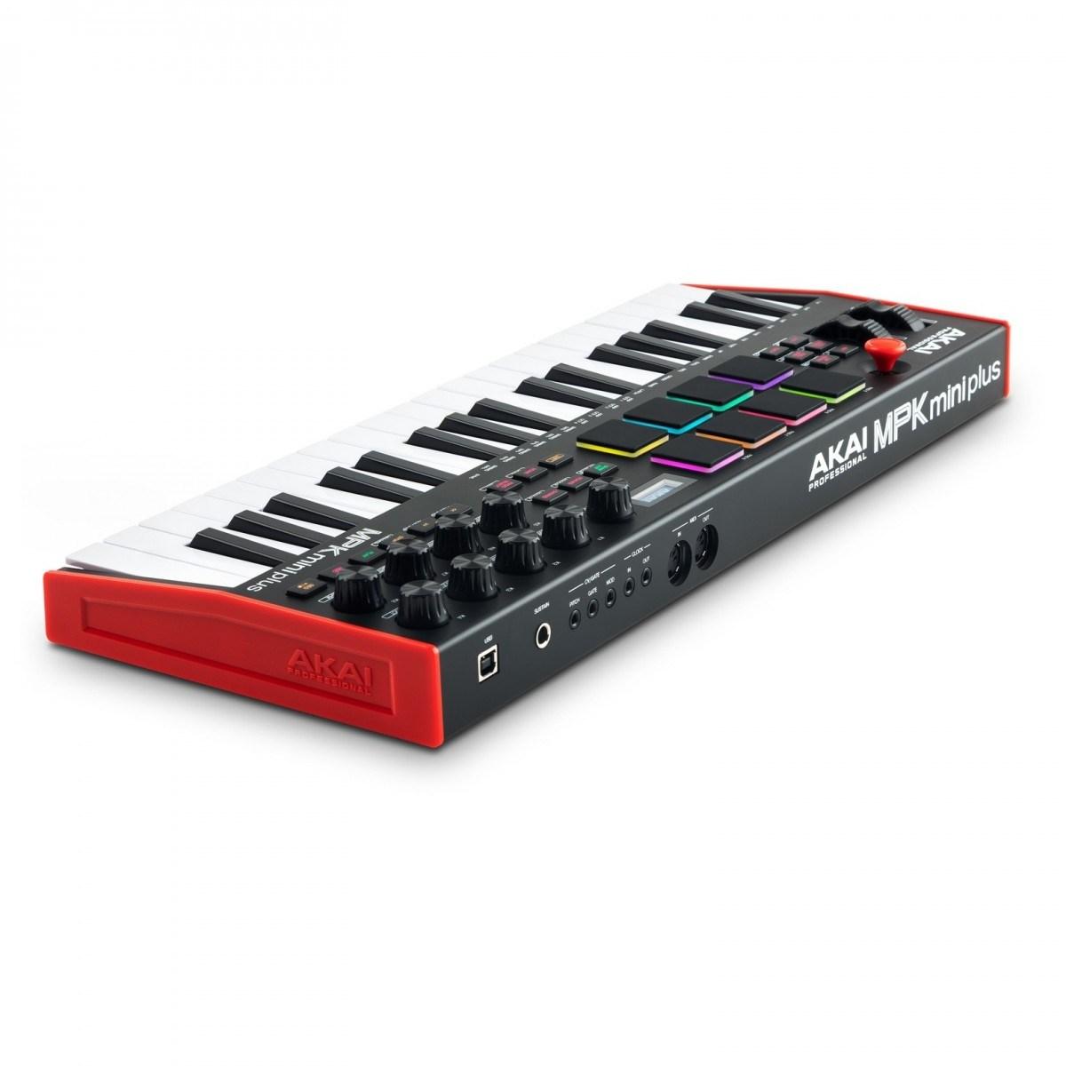 AKAI PROFESSIONAL MPK mini Plus Tastiera MIDI USB 37 Tasti con Sequencer e CV/Gate