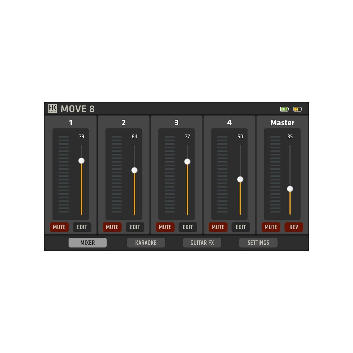 HK AUDIO PR:O Move 8 CASSA BLUETOOTH A BATTERIE CON MIXER 4 CANALI 60W