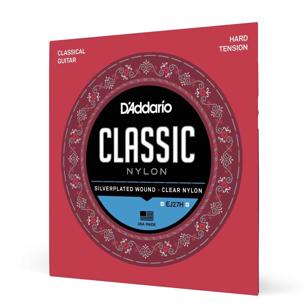 D'addario ej27h hard set di corde per chitarra classica