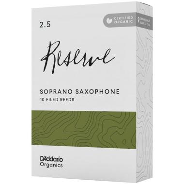 D'addario reserve organic 10 ance per sax soprano n° 2 1/2