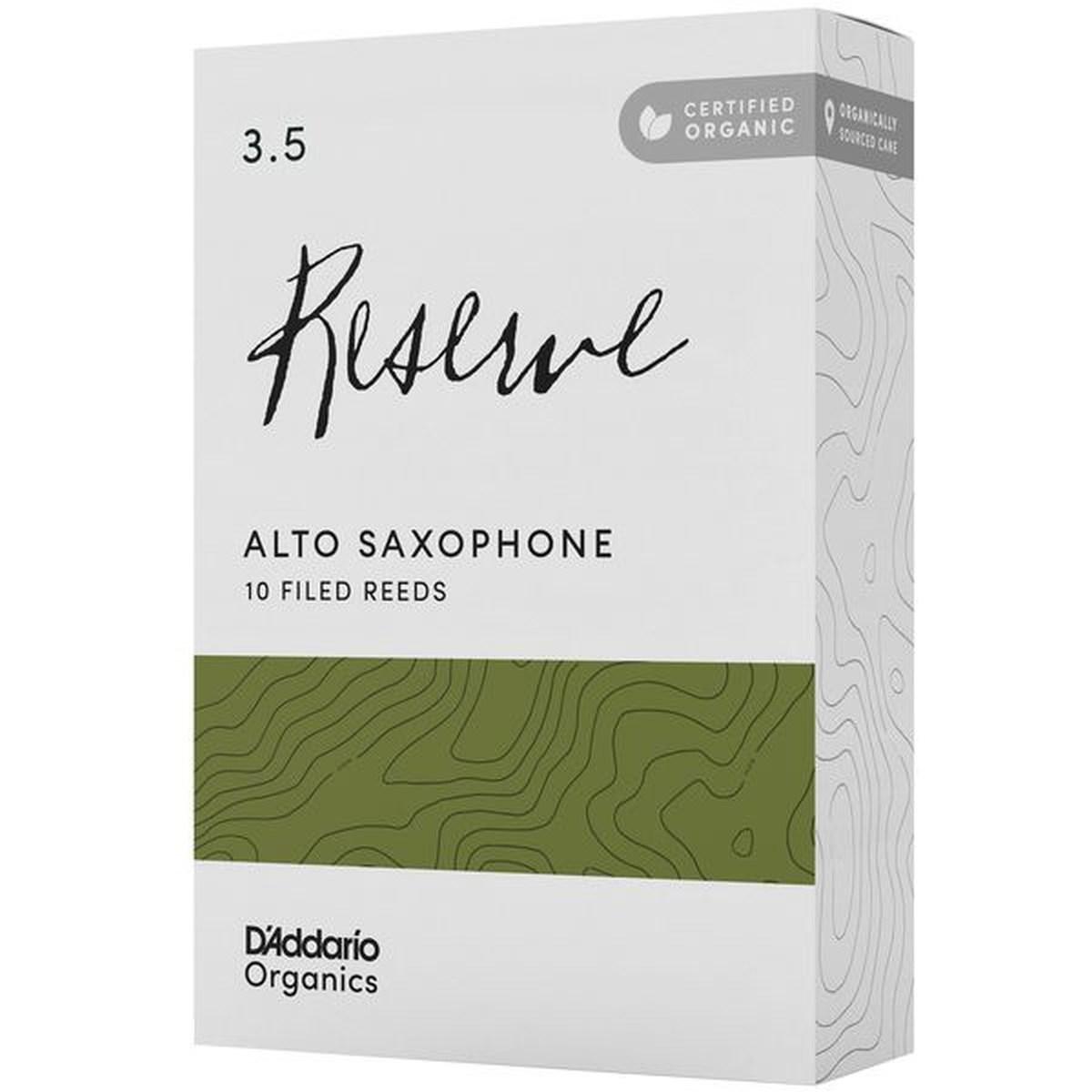 D'addario reserve organic 10 ance per sax alto n° 3 1/2
