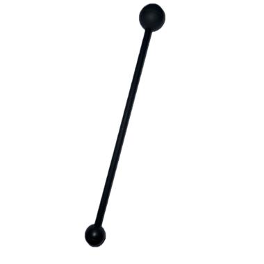 A&s 631460 battente nero con doppia gomma per glockenspiele