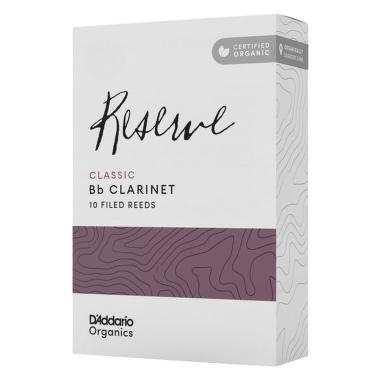 D'ADDARIO RESERVE CLASSIC ORGANIC 10 ANCE PER CLARINETTO IN Bb n° 2 1/2