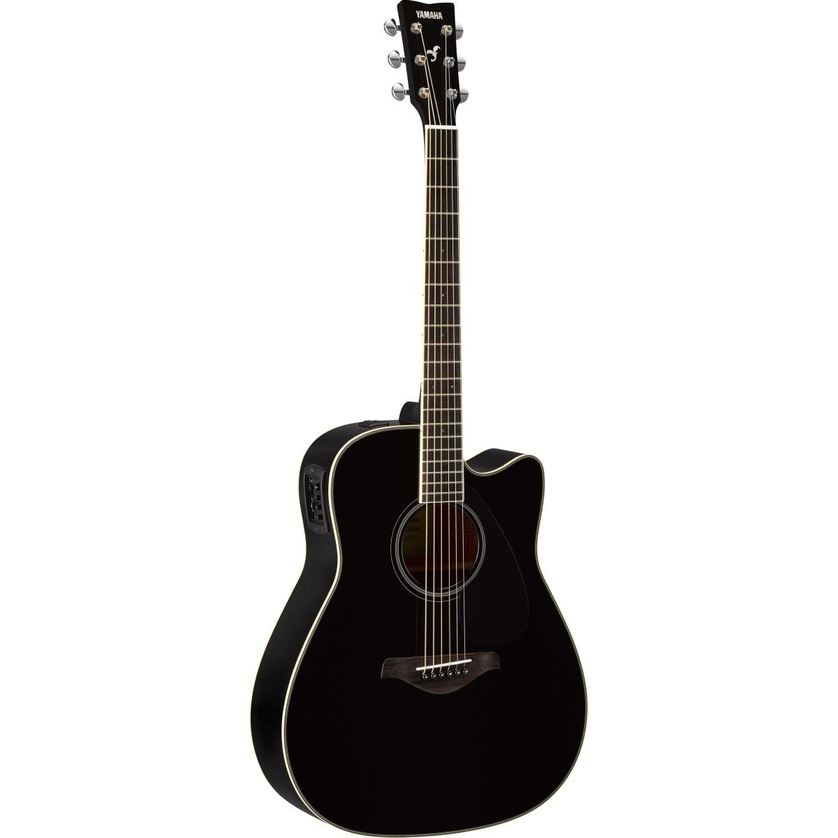 Yamaha fgx820c black chitarra acustica elettrificata