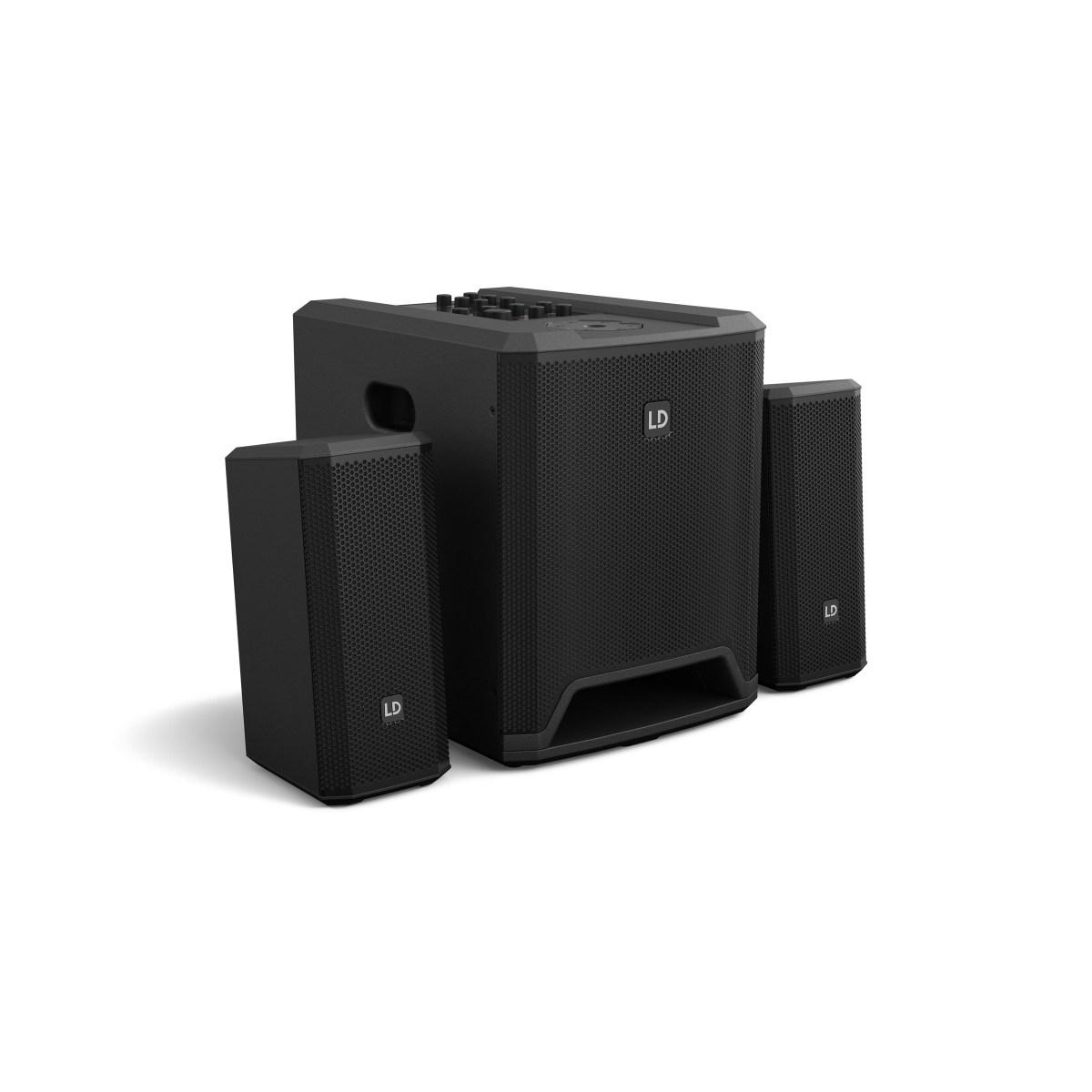 LD SYSTEMS DAVE 10 G4X - Sistema audio 2.1 attivo compatto