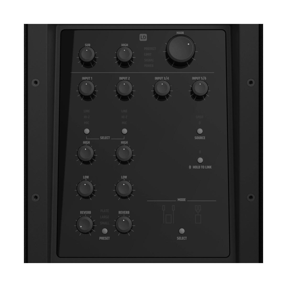 LD SYSTEMS DAVE 15 G4X - Sistema PA 2.1 attivo compatto