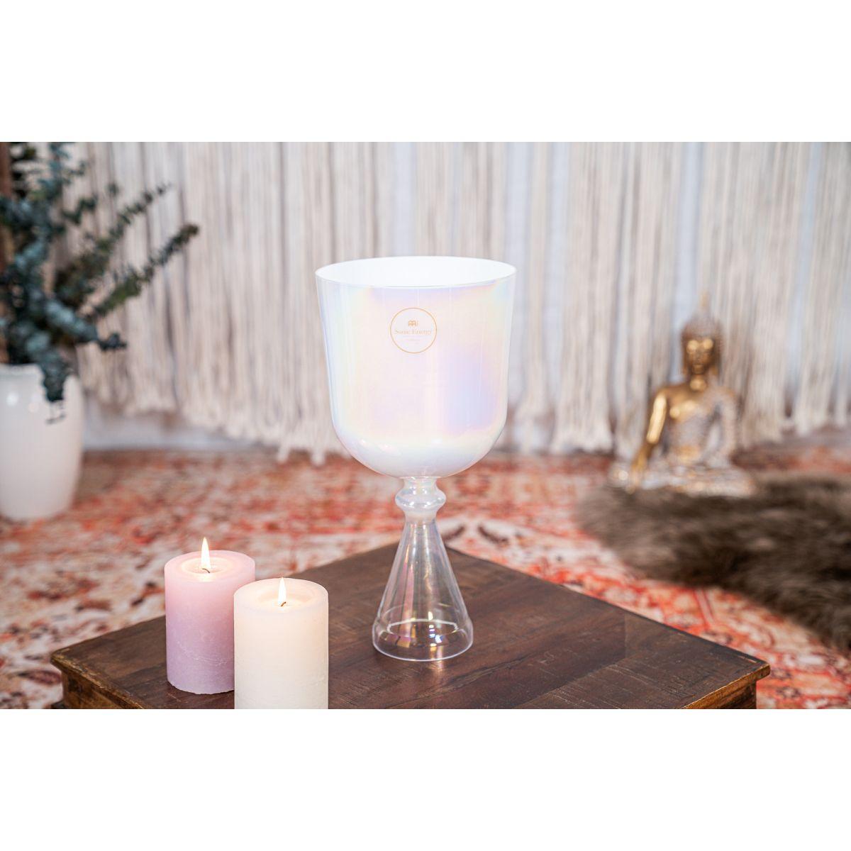 SONIC ENERGY CSC675CC CALICE DA CANTO IN CRISTALLO DA 6,75", NOTA C4, CHAKRA DELLA RADICE