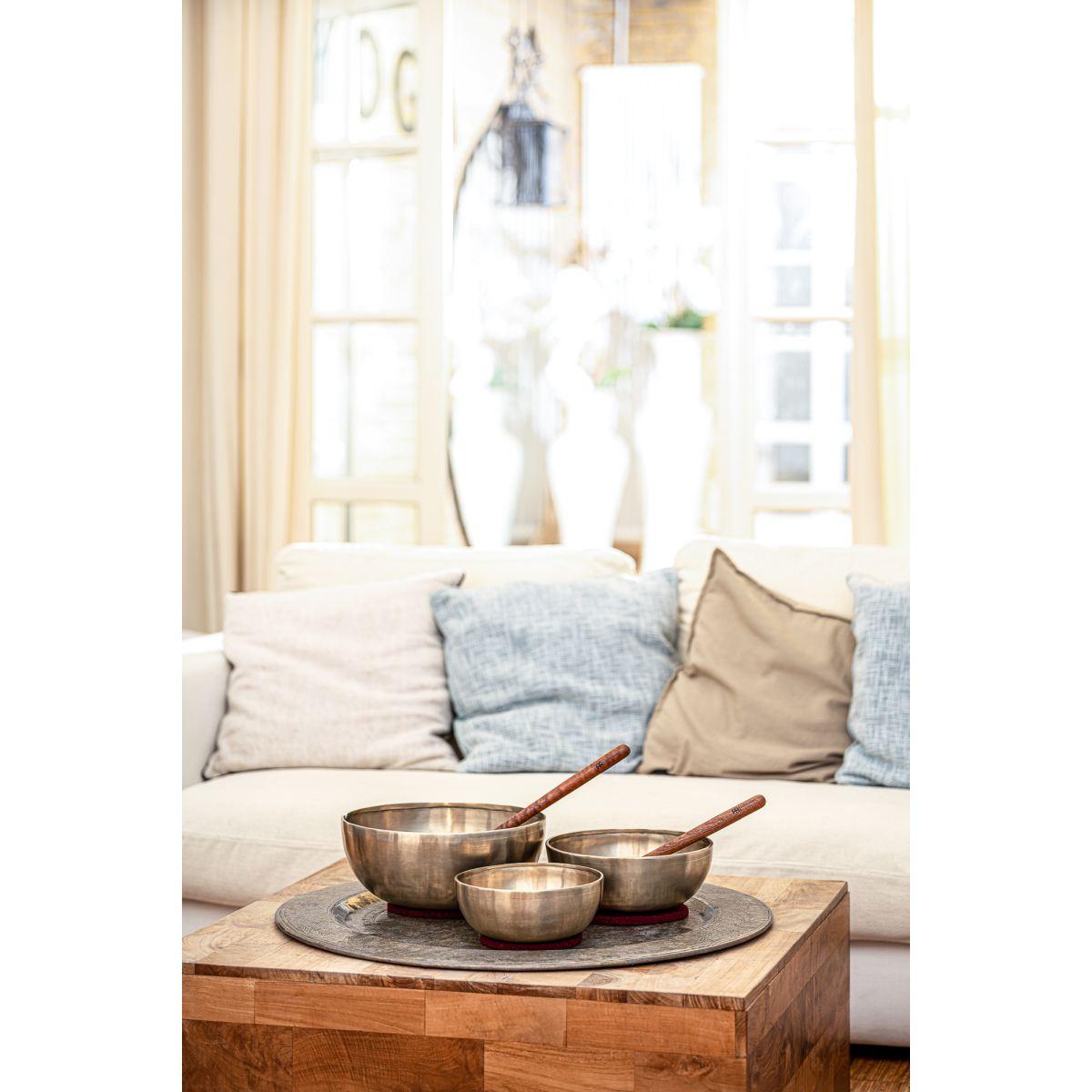 Sonic energy sb-e-4600 set campane tibetane energy therapy da 3 pezzi 1000/1400/2200 g