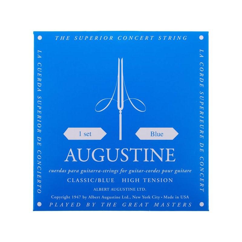Augustine set di corde per chitarra classica blue high tension