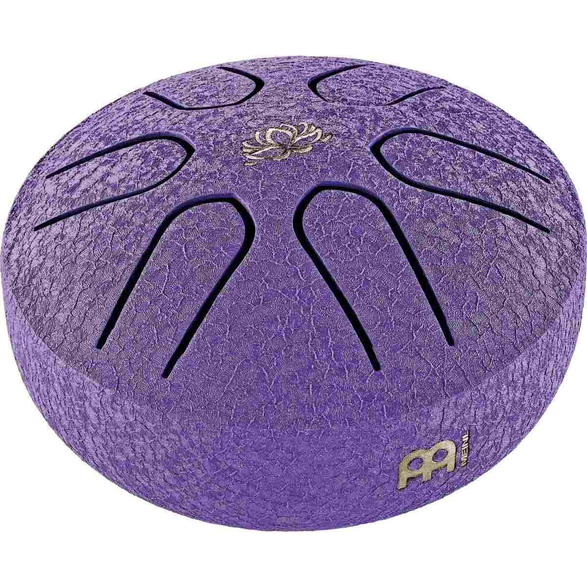 Sonic energy pstd1plf pocket steel tongue drum la maggiore 6 note - viola fiore di loto