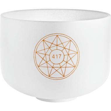 Sonic energy solcsb10-417 campana tibetana in cristallo solfeggio da 25,4 cm, re 417 hz