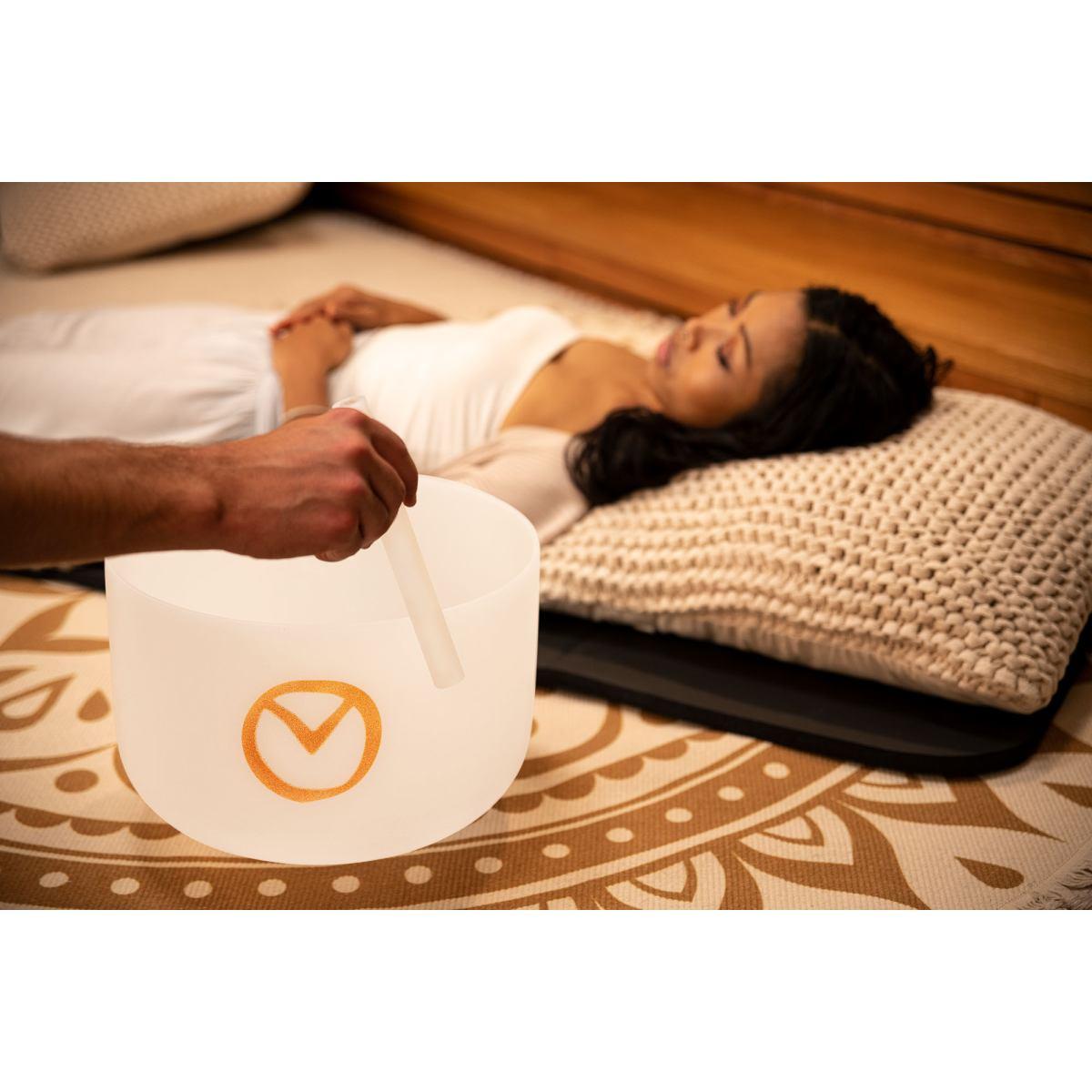 SONIC ENERGY PCSB12ESY CAMPANA TIBETANA IN CRISTALLO ACCORDATO PLANETARIO DA 12" GIORNO SINODICO 194,18 HZ