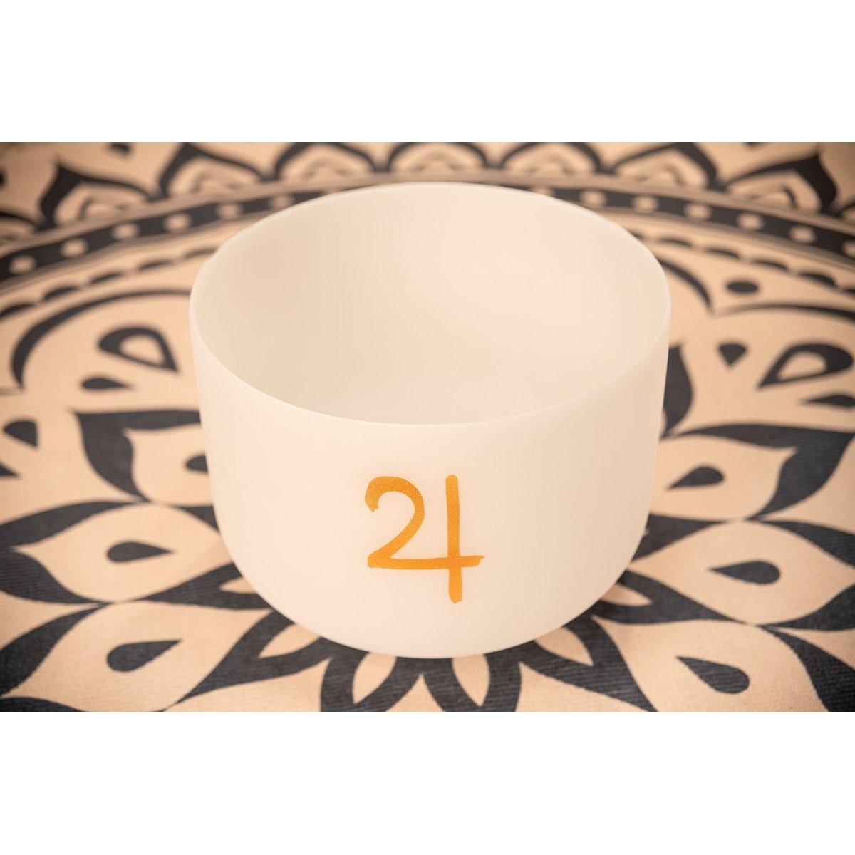 SONIC ENERGY PCSB12J CAMPANA TIBETANA IN CRISTALLO ACCORDATO PLANETARIO DA 12" GIOVE 183,58 HZ