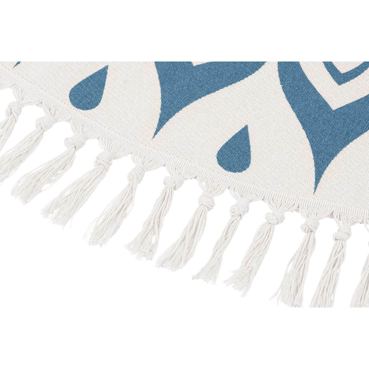 Sonic energy mmr1nb tappeto da meditazione, blu navy, disegno floreale