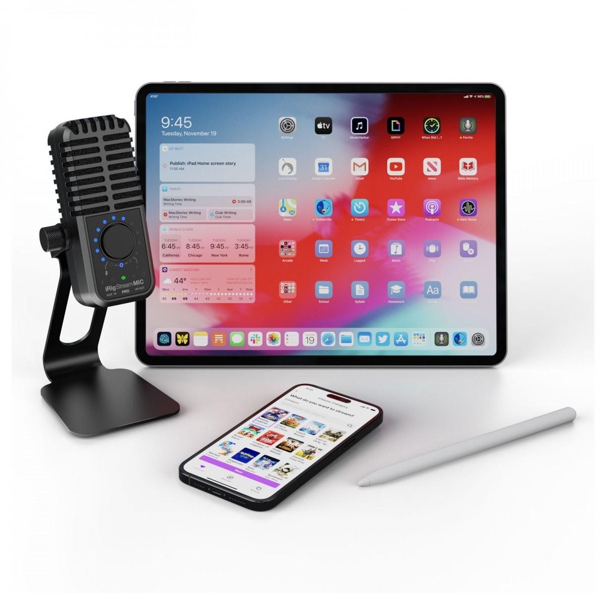 IK MULTIMEDIA iRig STREAM MIC PRO - Microfono con interfaccia audio integrata