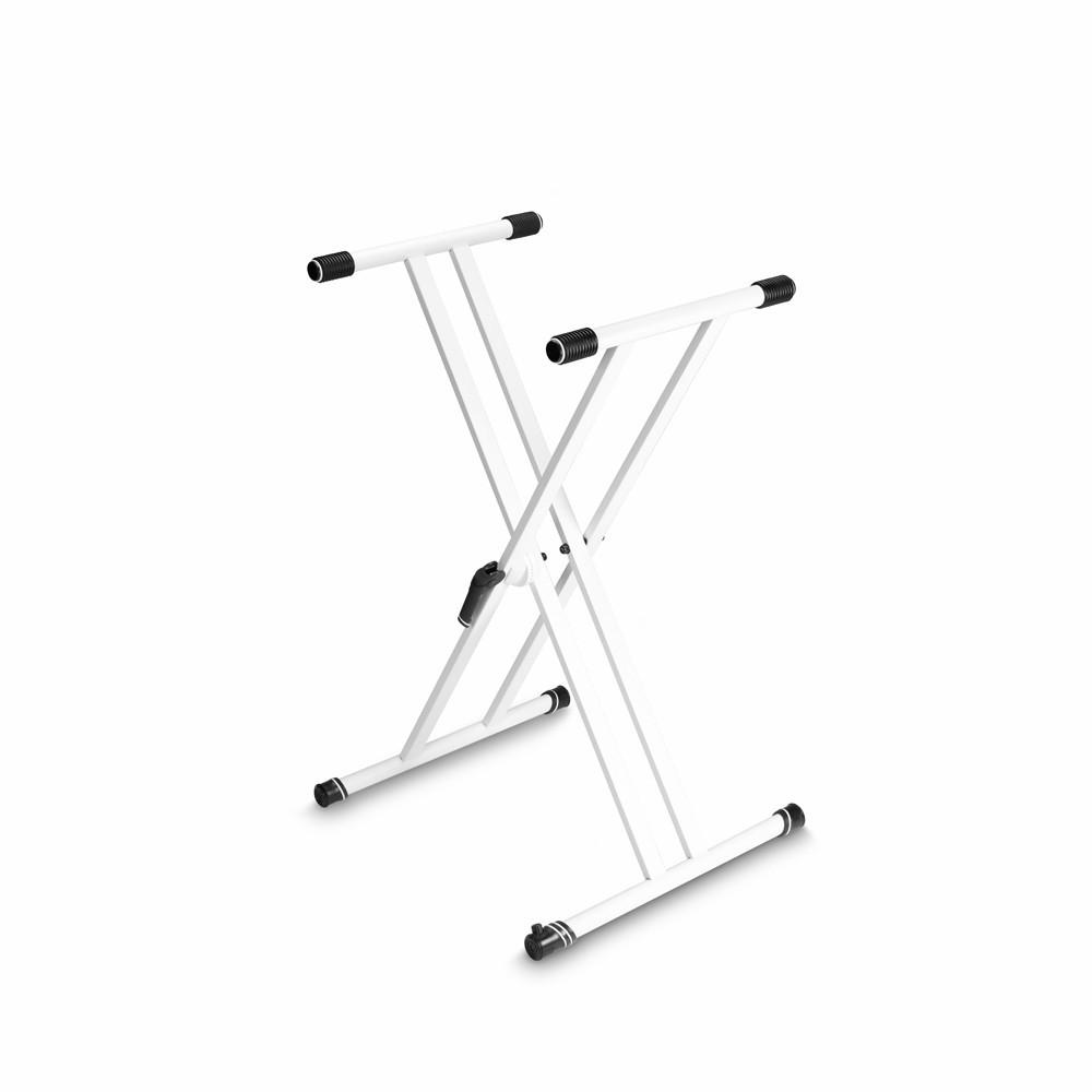 GRAVITY KSX 2 W - Supporto tastiera a X, doppio, bianco