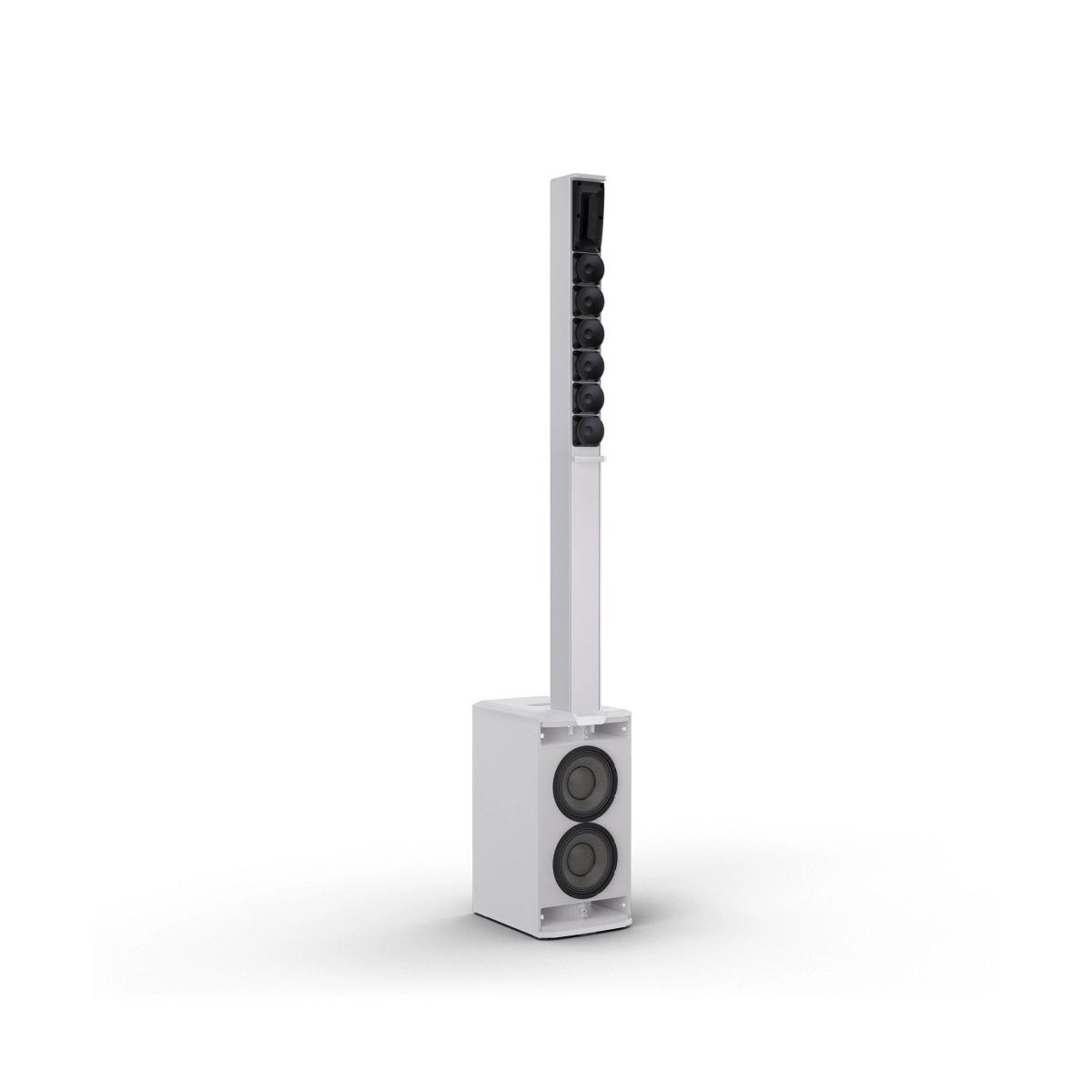 LD SYSTEMS MAUI 11 G3 W - Sistema PA portatile a colonna cardioide, bianco