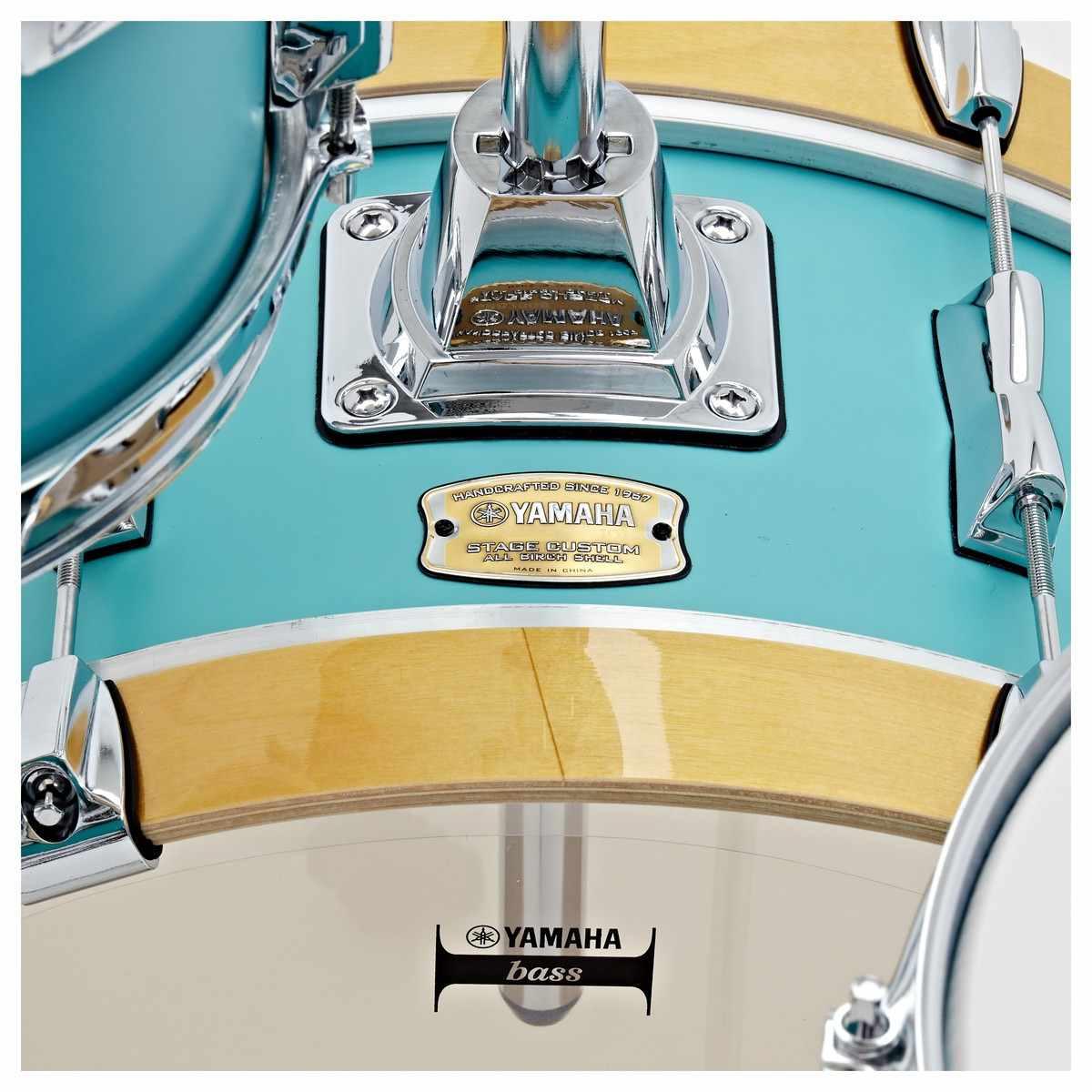 Yamaha stage custom hip matte surf green batteria acustica